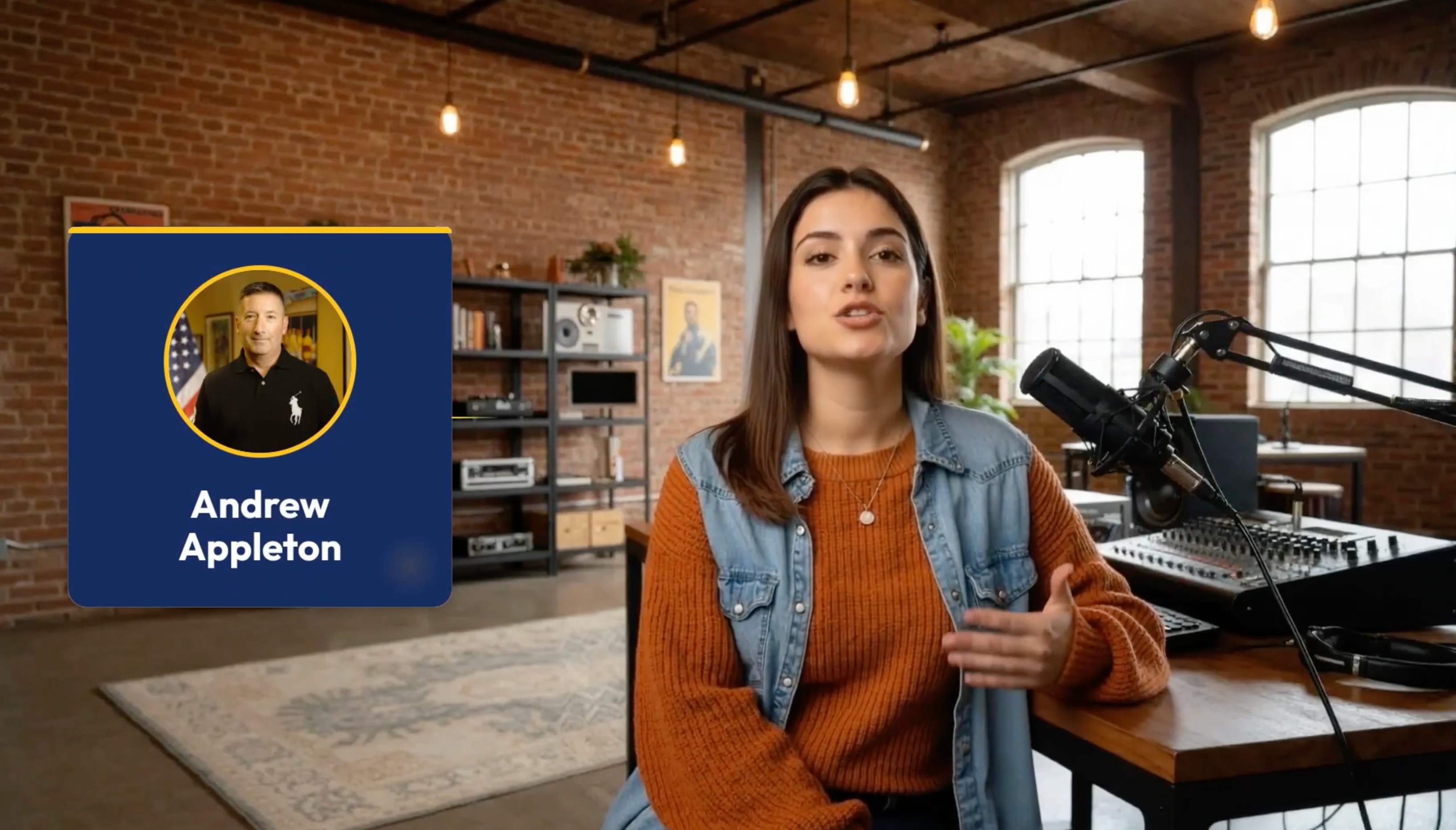 Andrew Appleton featured in the Building Your Vision with AI video
